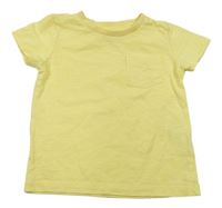 Žlté tričko s kapsičkou Next