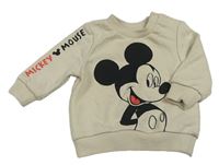 Béžová mikina s Mickeym Primark