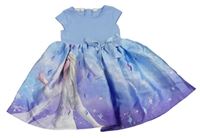 Svfětlemodro-fialové šaty s Elsou H&M