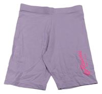 Lila elastické kraťasy s nápisom Primark