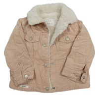 Ružová menšestrová zateplená bunda Zara