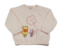 Světlerůžová mikina s Púem a Prasátkem Primark