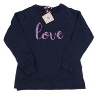 Nové - Tmavomodrá mikina s nápisem BoardAngels