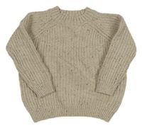 Béžový vlněný svetr M&S