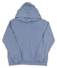 Modrá mikina s kapucňou Shein