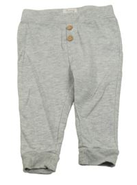 Sivé melírované tepláky s gombíkmi Impidimpi