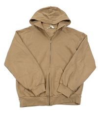 Hnědá propínací mikina s kapucí H&M