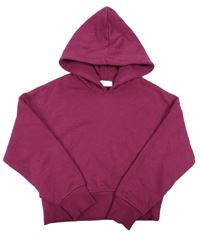 Vínová mikina s kapucňou Trussardi