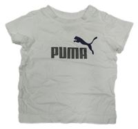 Bílé tričko s logem Puma