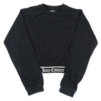 Čierna crop mikina Juicy Couture