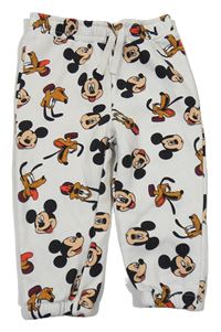 Smotanové tepláky s Mickeym a Plutem Primark