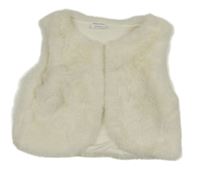 Smotanová kožušinová podšitá vesta F&F