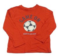 Červené triko s míčem Primark