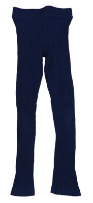 Tmavomodré žebrované legíny Matalan