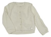 Biely chlpatý prepínaci sveter