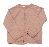 Ružový prepínaci sveter s 3D bodky zn. Primark