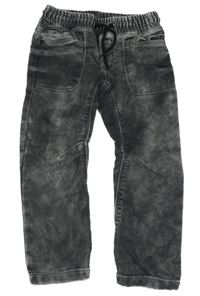 Sivé batikované teplákové rifle Topolino