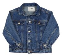 Tmavomodrá riflová bunda Zara