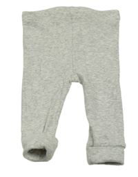 Svetlosivé rebrované ľahké tepláky Tu