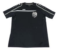 Čierne športové tričko s potlačou JAKO