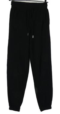 Dámské černé cuff tepláky H&M