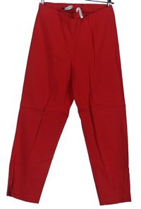 Dámské červené elastické crop kalhoty Verspass 