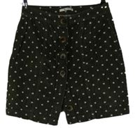 Dámská khaki puntíkovaná propínací sukně TU 