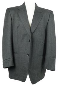 Pánské tmavošedé vlněné sako Sovereign 