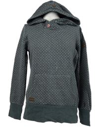 Dámska sivá bodkovaná mikina s kapucňou Rag Wear