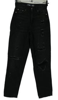 Dámské černé mom rifle s prošoupáním FB Sister 