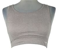 Dámský starorůžový sportovní funkční crop top Nike 