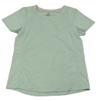 Svetlomodré perforované tričko H&M
