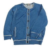 Modrý prepínaci sveter Kanz