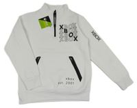 Nové - Bílá sportovní mikina x-box 