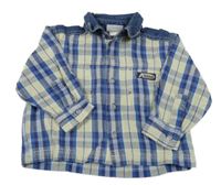 Modro-biela kockovaná košeľa Topolino