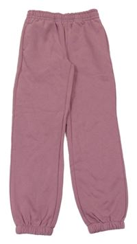 Starorůžové cuff  tepláky 