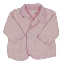 Růžová lehká podšitá šusťáková bunda Zip Zap