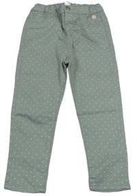 Šedé puntíkaté rifle H&M