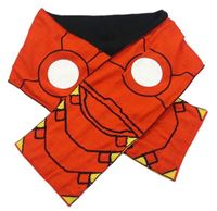 Červeno-čierna šál so vzorem - Iron man George