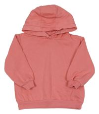 Ružová mikina so srdiečkom a kapucňou C&A