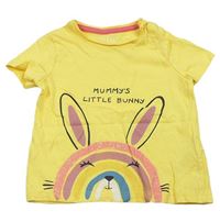 Žluté tričko s králíčkem F&F