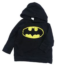 Černá mikina s Batmanem a kapucí H&M