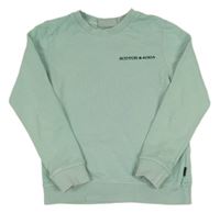 Svetlozelená mikina s logom Scotch&Soda