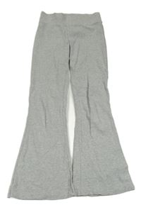 Šedé zvonové teplákové kalhoty zn .New Look 