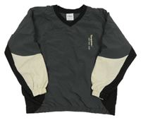 Sivo-čierno-béžová šušťáková jarná bunda Zara