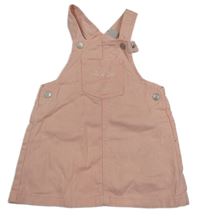 Světlerůžové laclové riflové šaty se zajíčkem Smile