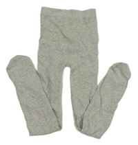 Šedé melírované punčocháče H&M