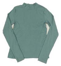 Světlemodré žebrované triko H&M