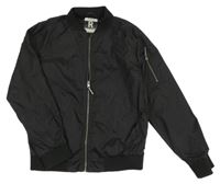 Černá šusťáková jarní bunda Rebel