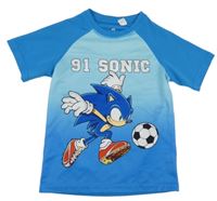 Modré sportovní tričko se SonicemX H&M